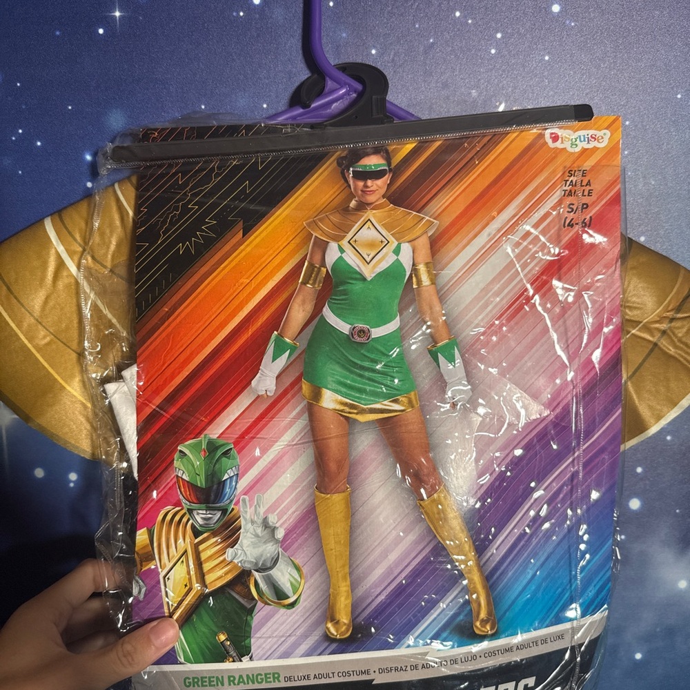 Disguise Green power Ranger women’s Costume